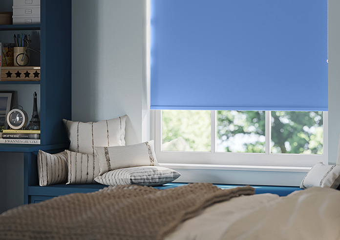 Palermo (Blackout), Bluebell - Roller Blind - Image 5